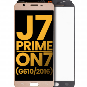 LCD Assembly Without Frame For Samsung Galaxy J7 Prime / On7 (G610 / 2016) (Refurbished) (Gold)
