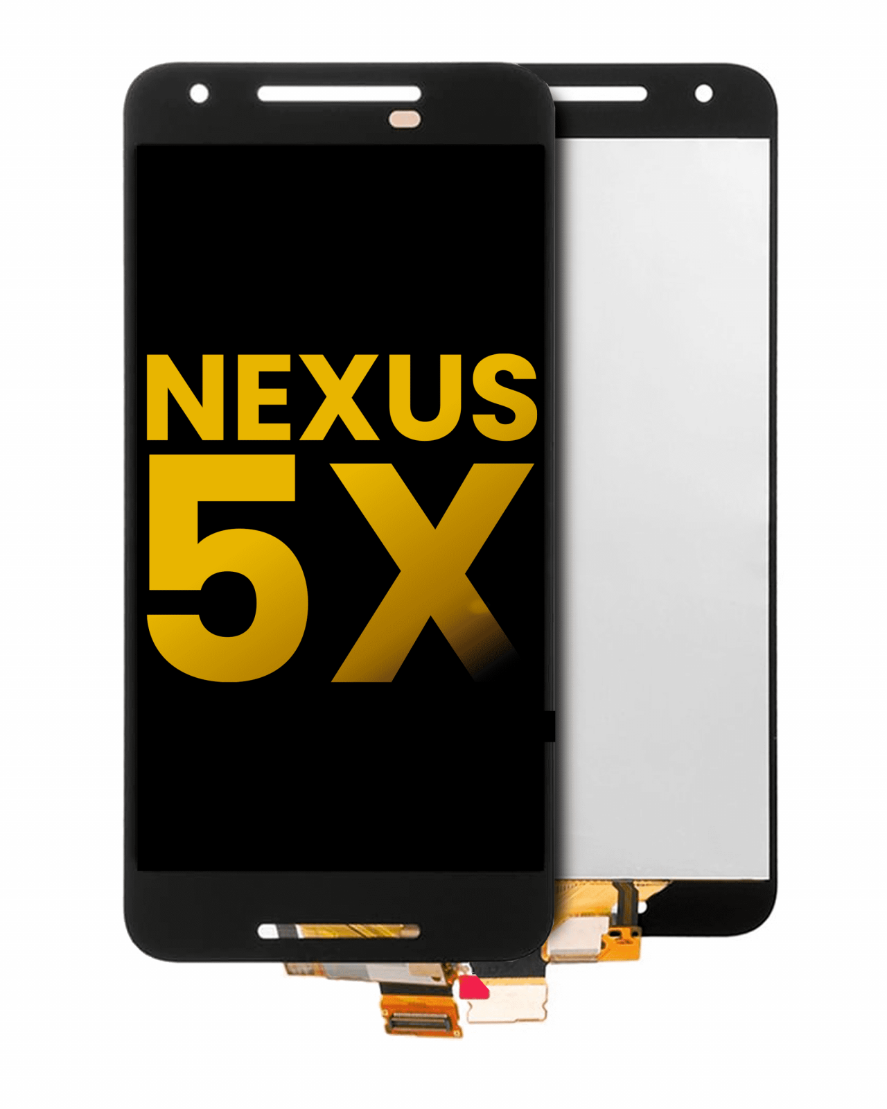 LCD Assembly Without Frame For Nexus 5X (Refurbished) (Black)