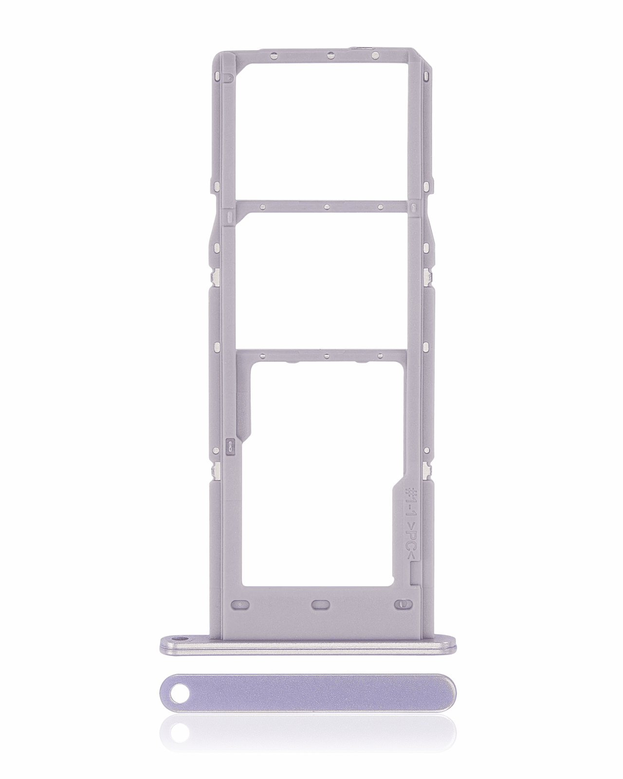 Dual Sim Card Tray For Samsung Galaxy A14 5G (A146F / 2023) (Silver)