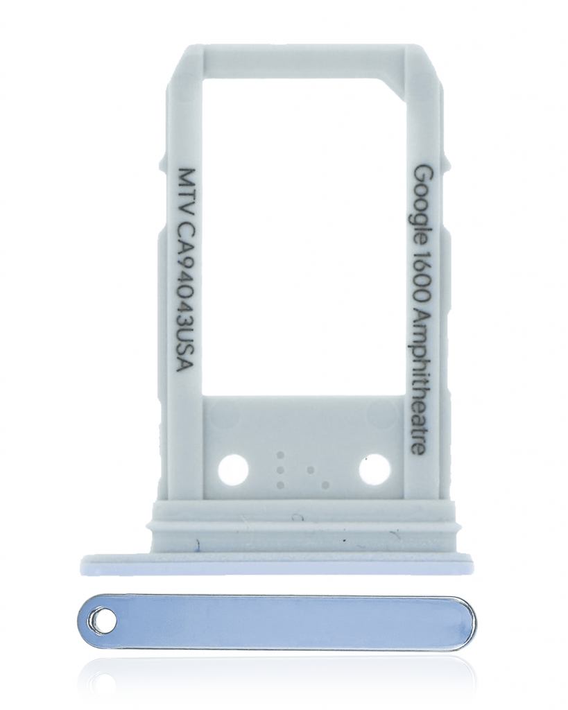 Sim Card Tray For Google Pixel 3a (Genuine OEM) (Clearly White)