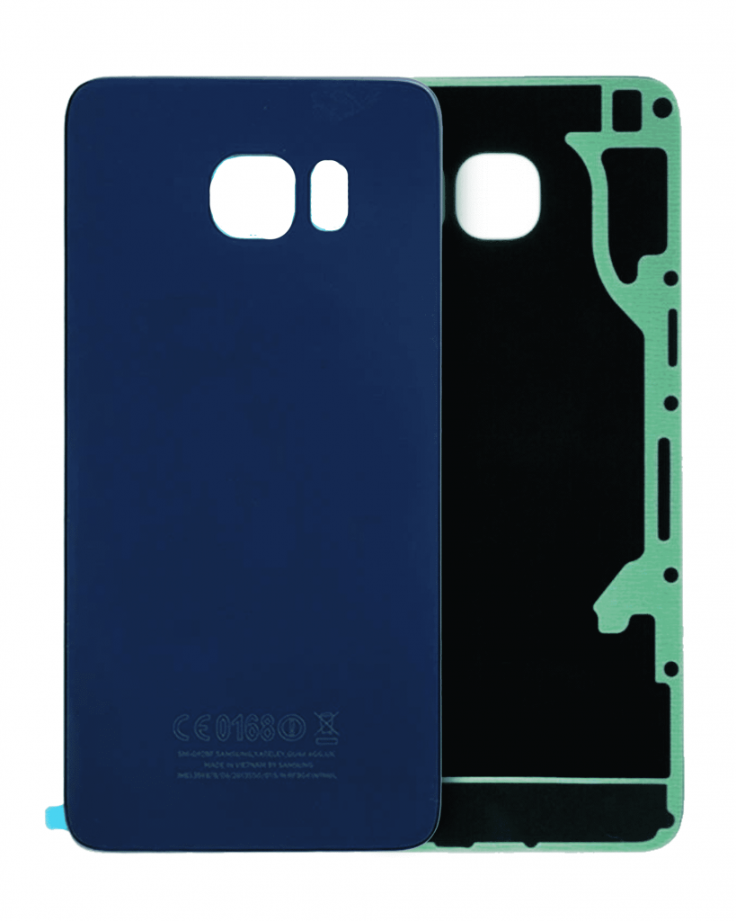 Back Cover Glass For Samsung Galaxy S6 Edge (Service Pack) (Black Sapphire)