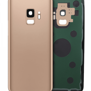 Back Cover Glass With Camera Lens For Samsung Galaxy S9 (Service Pack) (Sunrise Gold)