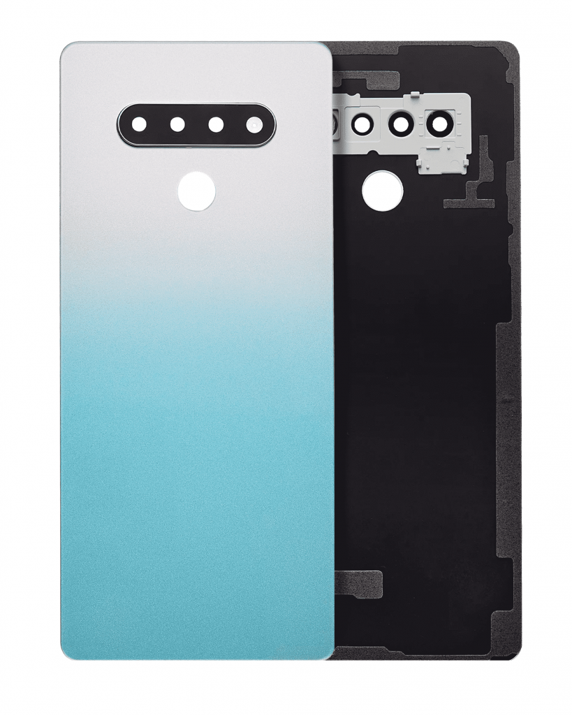 Back cover Glass With Camera Lens For LG Stylo 6 / K71 (Blue)