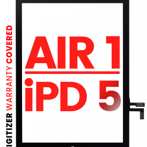 Digitizer For iPad Air 1 / iPad 5 (2017) (No Home Button Installed) (Aftermarket Pro: XO7) (Black)