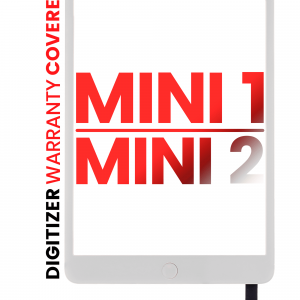 Digitizer With IC Chip & Home Button Pre-Installed For iPad Mini 1 / iPad Mini 2 (Aftermarket Pro: XO7) (White)