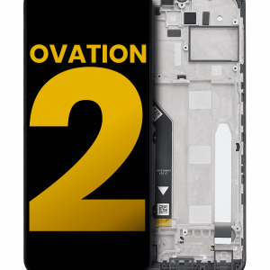 LCD Assembly With Frame For Cricket Ovation 2 (Refurbished) (All Colors)