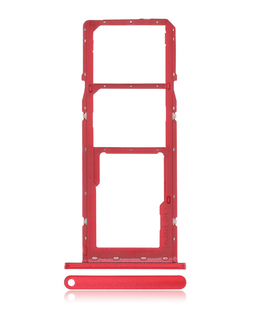Dual Sim Card Tray For Samsung Galaxy A03S (A037F / 2021) (Red)