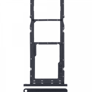 Dual Sim Card Tray For Samsung Galaxy A02S (A025 / 2020) / A03 (A035 / 2021) (Black)