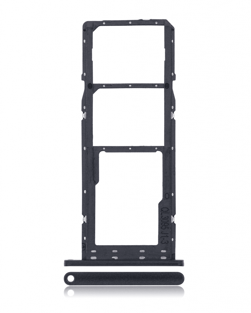 Dual Sim Card Tray For Samsung Galaxy A02S (A025 / 2020) / A03 (A035 / 2021) (Black)