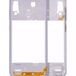 Mid-Frame Housing For Samsung Galaxy A30 (A305 / 2019) (Aftermarket Plus) (White)