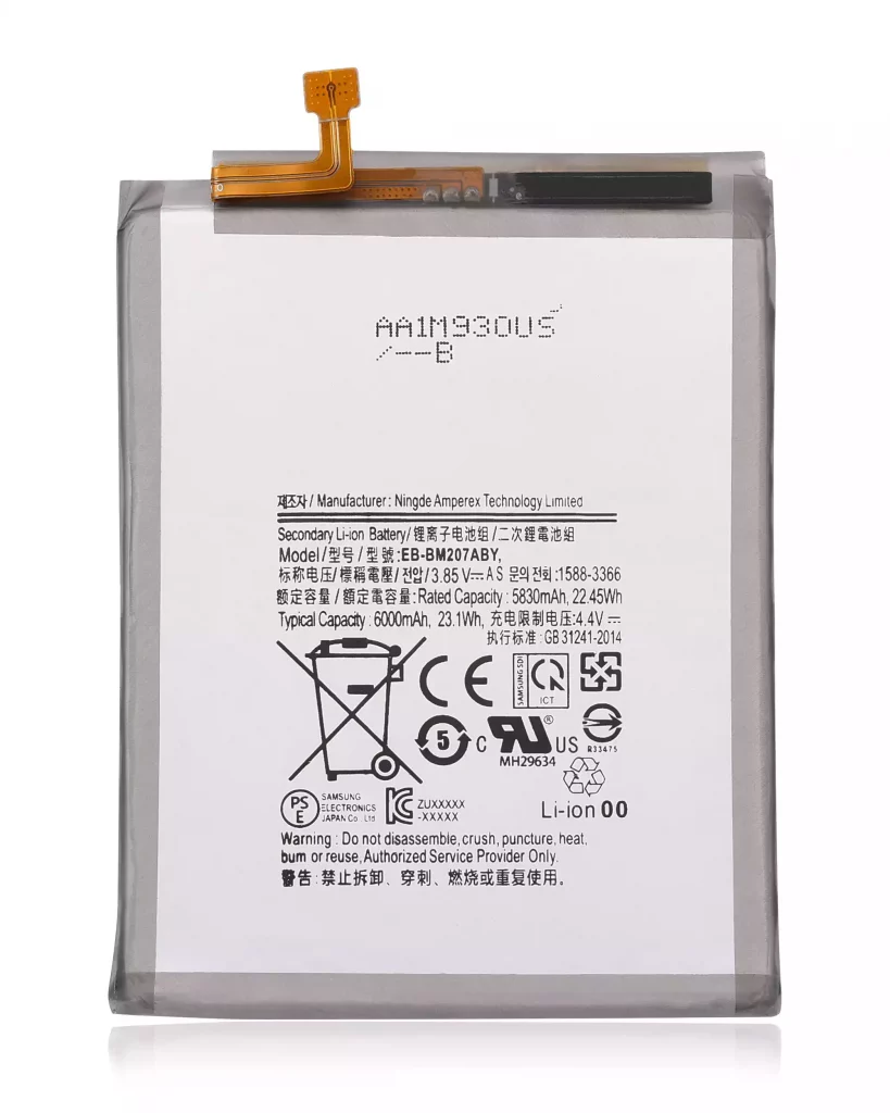 Replacement Battery For Samsung Galaxy M30S (M307 / 2019) / M21 (M215 / 2020) / M31 (M315 / 2020) / M21S (F415 / 2020)