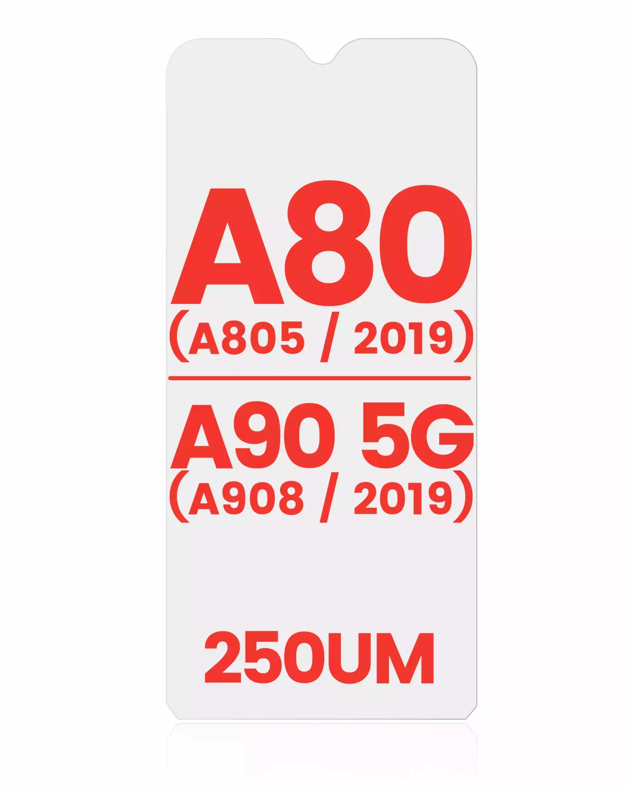 OCA For Samsung Galaxy A80 (A805 / 2019) / A90 5G (A908 / 2019) (10 Pack) (250um)
