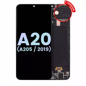 OLED Assembly With Frame For Samsung Galaxy A20 (A205 / 2019) (F Version) (Service Pack) (All Colors)
