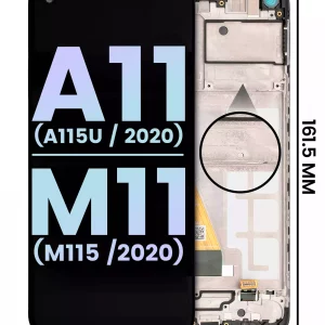LCD Assembly With Frame For Samsung Galaxy A11 (A115U / 2020) M11 (M115 /2020) (US Version) (Service Pack) (All Colors)