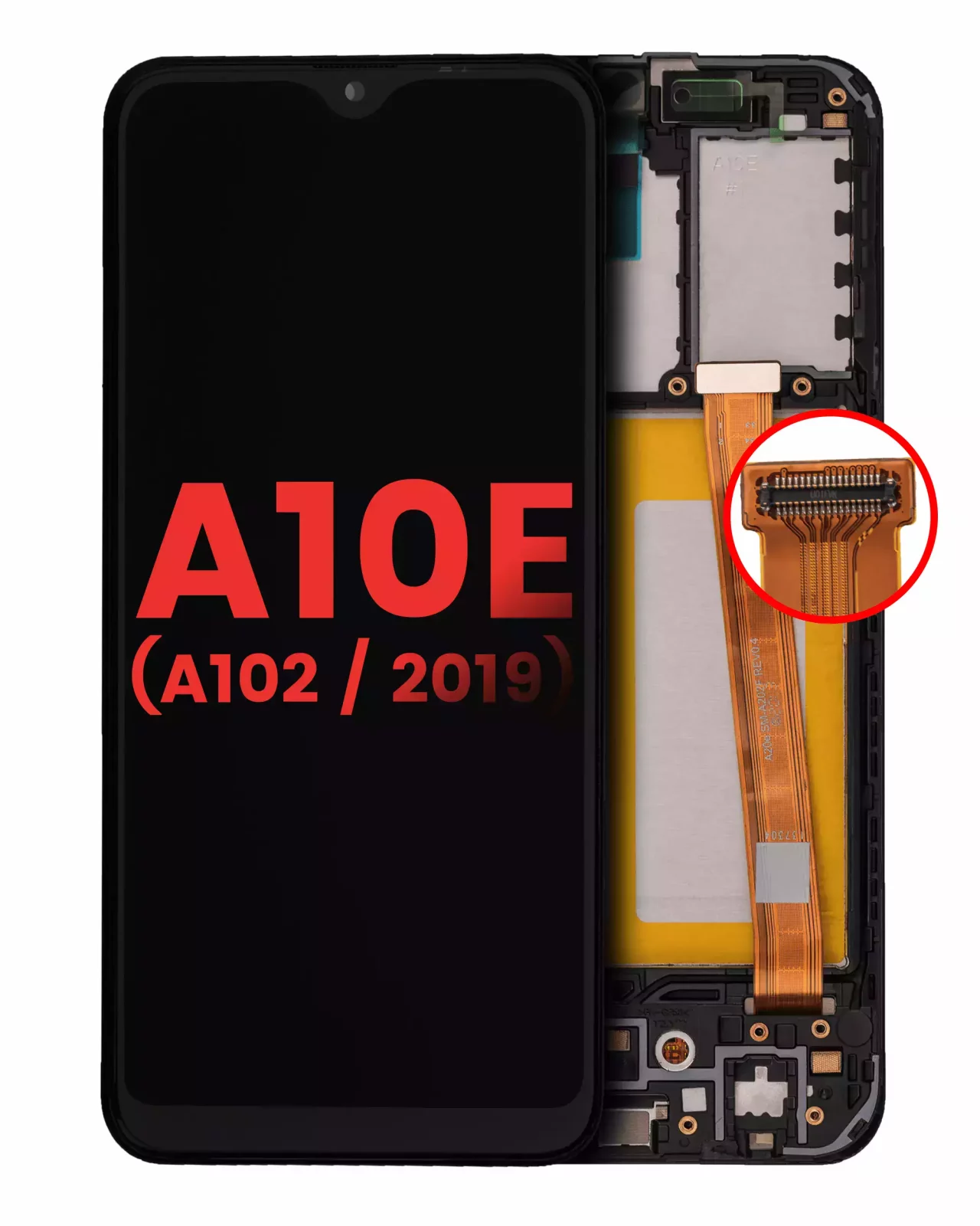 LCD Assembly With Frame For Samsung Galaxy A10E (A102 / 2019) (Aftermarket Plus) (All Colors)