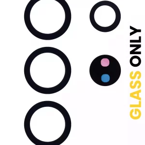 Back Camera Lens (Glass Only) With Adhesive For Samsung Galaxy S24 Ultra 5G (4 Piece Set) (All Colors)