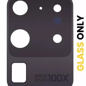 Back Camera Lens (Glass Only) With Adhesive For Samsung Galaxy S20 Ultra 5G (10 Pack)