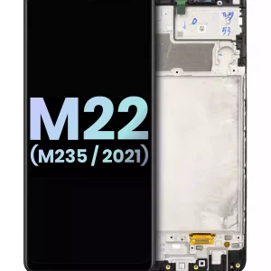 LCD Assembly With Frame For Samsung Galaxy M22 (M235 / 2021) (Service Pack) (All Colors)