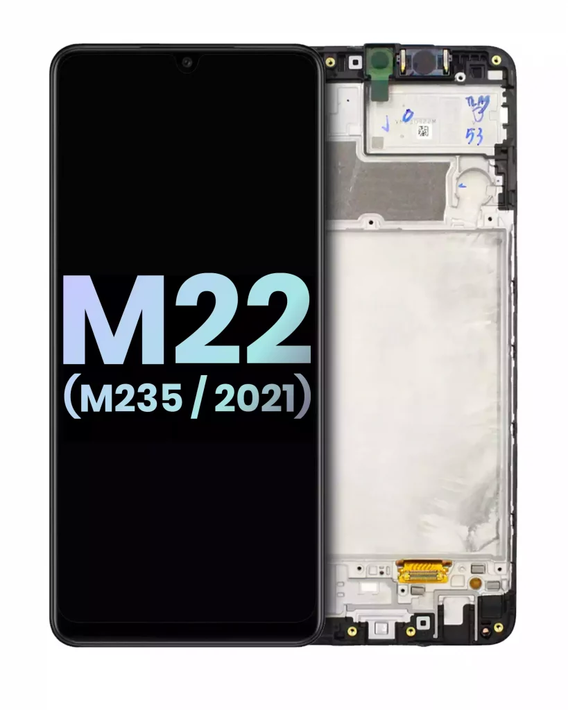 LCD Assembly With Frame For Samsung Galaxy M22 (M235 / 2021) (Service Pack) (All Colors)