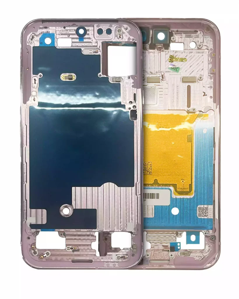 Mid- Frame Housing For Google Pixel 9 Pro (Genuine OEM) (Rose Quartz)