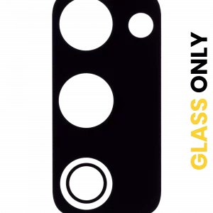 Back Camera Lens (Glass Only) With Adhesive For Samsung Galaxy S20 FE 4G / 5G (Black) (10 Pack)