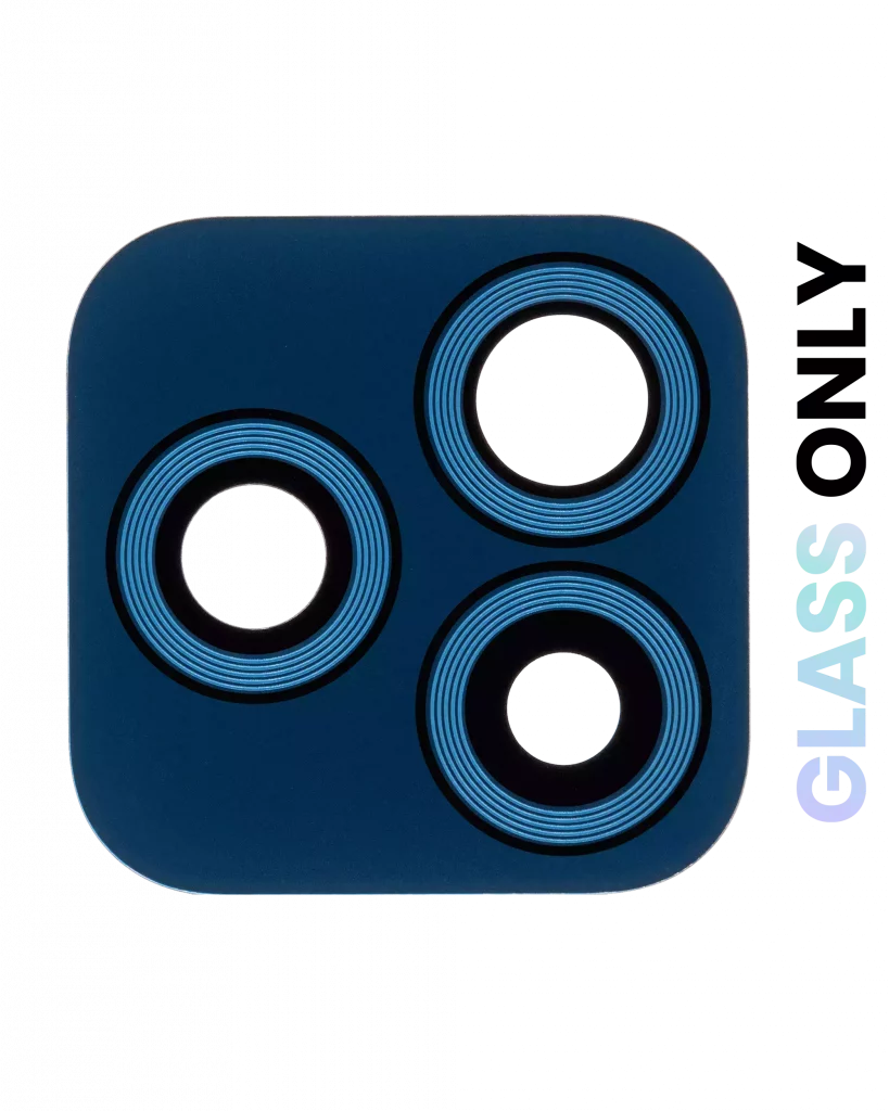 Back Camera Lens (Glass Only) With Adhesive For Motorola Moto G Play (XT2093 / 2021) (Genuine OEM) (Misty Blue)
