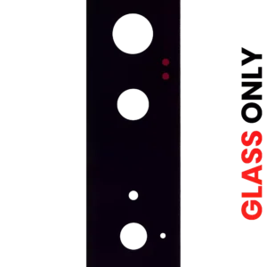 Back Camera Lens (Glass Only) With Adhesive For Google Pixel 6 (Aftermarket Plus) (Stormy Black)