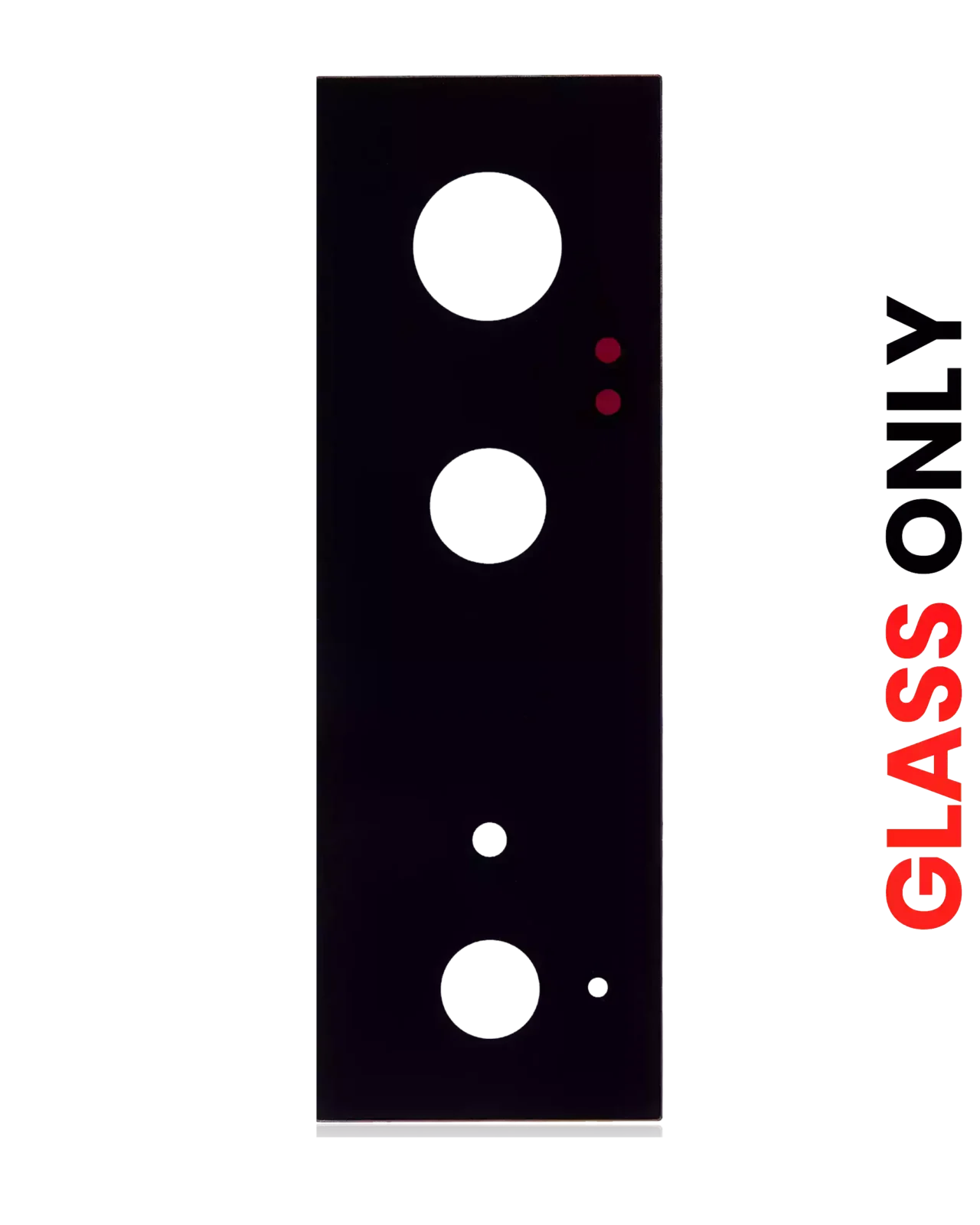 Back Camera Lens (Glass Only) With Adhesive For Google Pixel 6 (Aftermarket Plus) (Stormy Black)