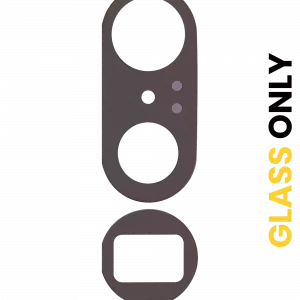 Back Camera Lens (Glass Only) With Adhesive For Google Pixel 7 Pro (2 Piece Set)