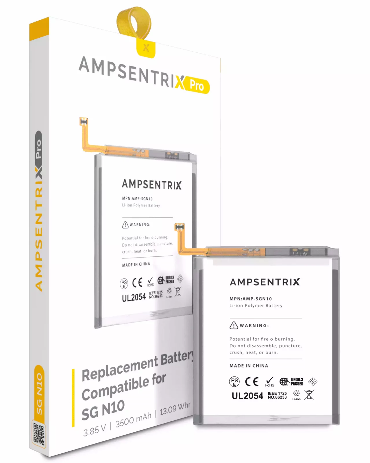 Replacement Battery For Samsung Galaxy Note 10 (AmpSentrix Pro)