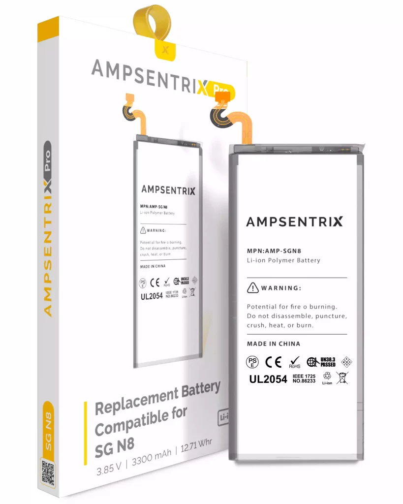 Replacement Battery For Samsung Galaxy Note 8 (AmpSentrix Pro)