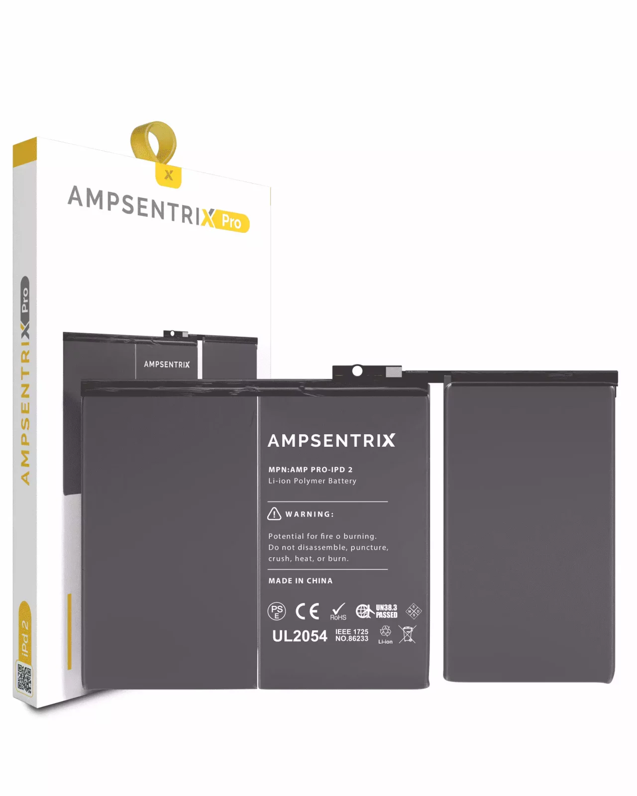 Replacement Battery For iPad 2 (AmpSentrix Pro)