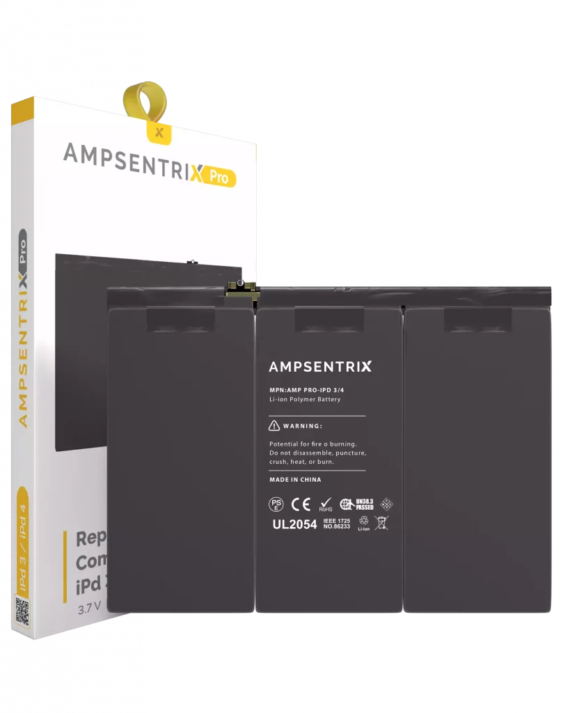 Replacement Battery For iPad 3 / iPad 4 (AmpSentrix Pro)