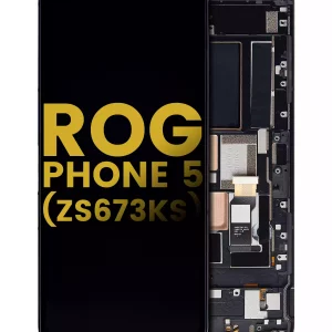 OLED Assembly With Frame For Asus ROG Phone 5 (ZS673KS) (Refurbished) (Phantom Black)
