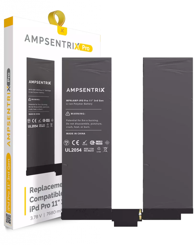 Replacement Battery For iPad Pro 11"3rd Gen (2021)/iPad Pro 11"4th Gen(2022) (AmpSentrix Pro)
