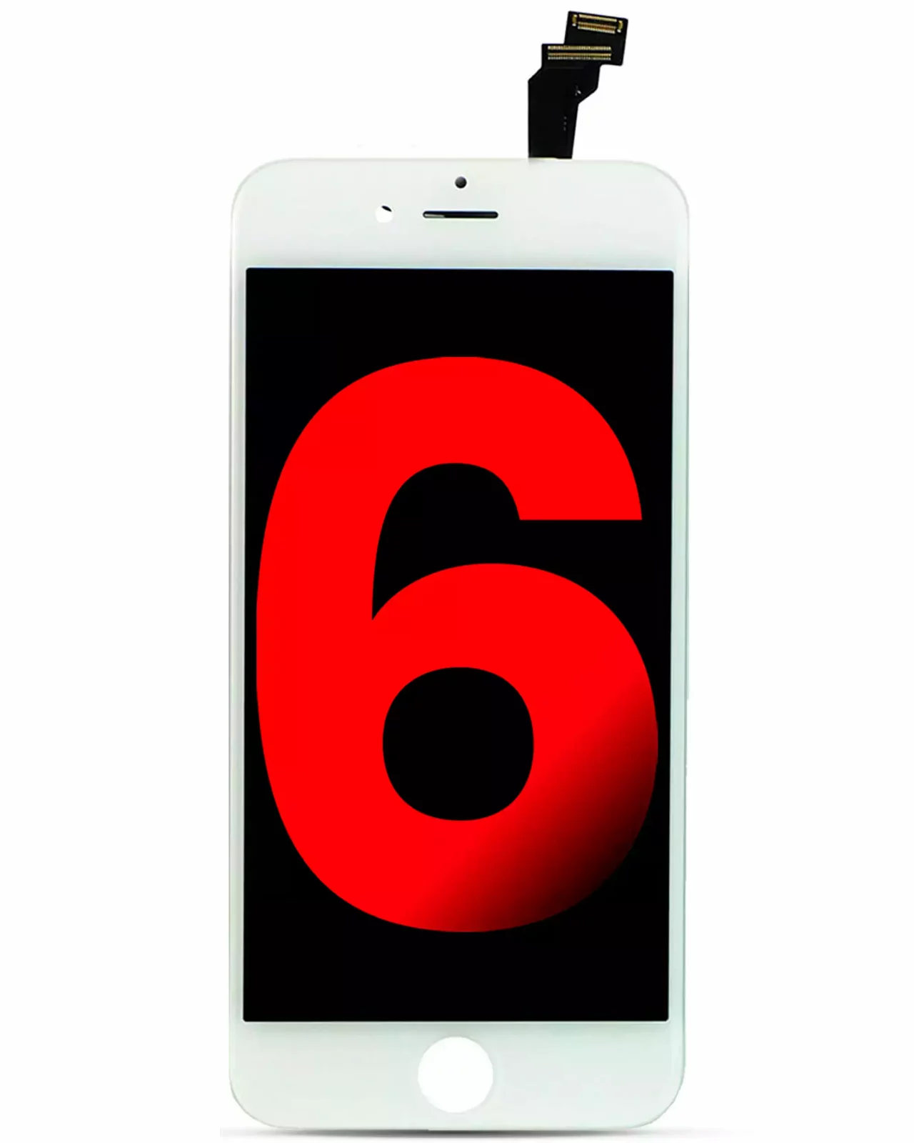 LCD Assembly For iPhone 6 (Aftermarket Plus Quality: XO6) (White)