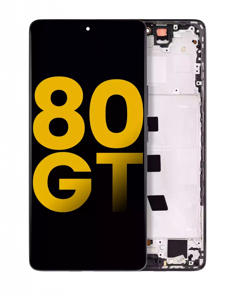 OLED Assembly With Frame For Honor 80 GT (Refurbished) (Black)