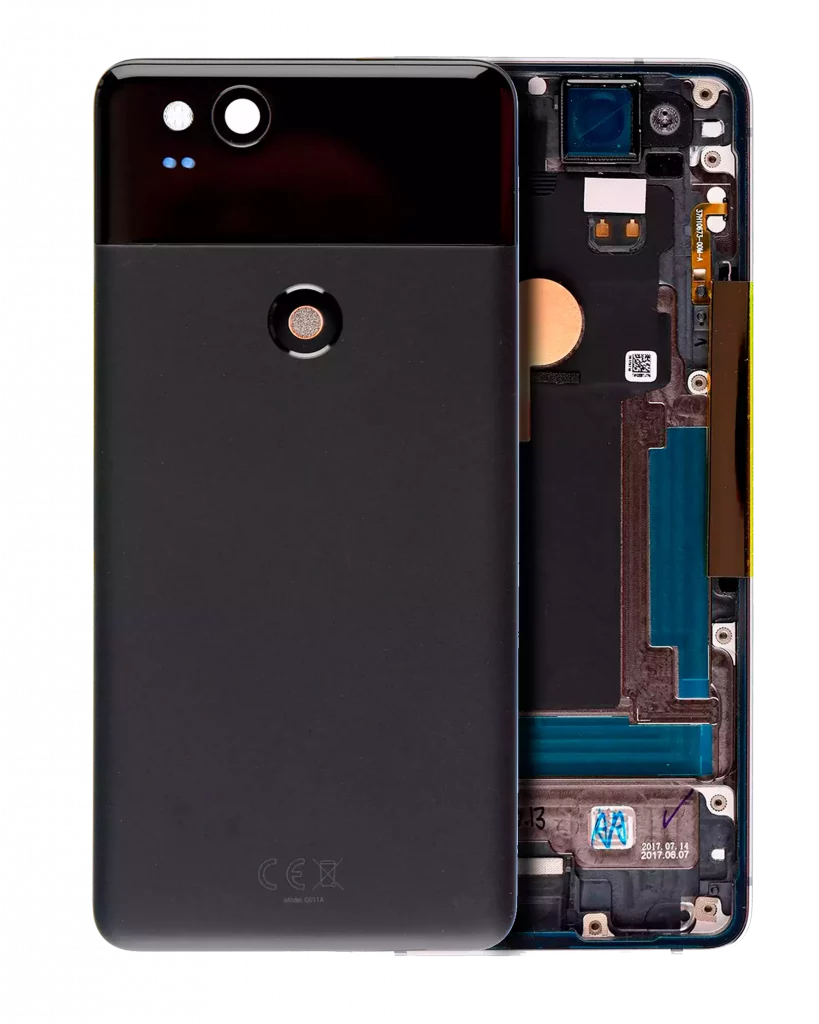 Back Housing For Google Pixel 2 (Genuine OEM) (Black)