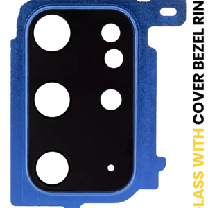 Back Camera Lens With Cover Bezel Ring For Samsung Galaxy S20 Plus (Cloud Blue)