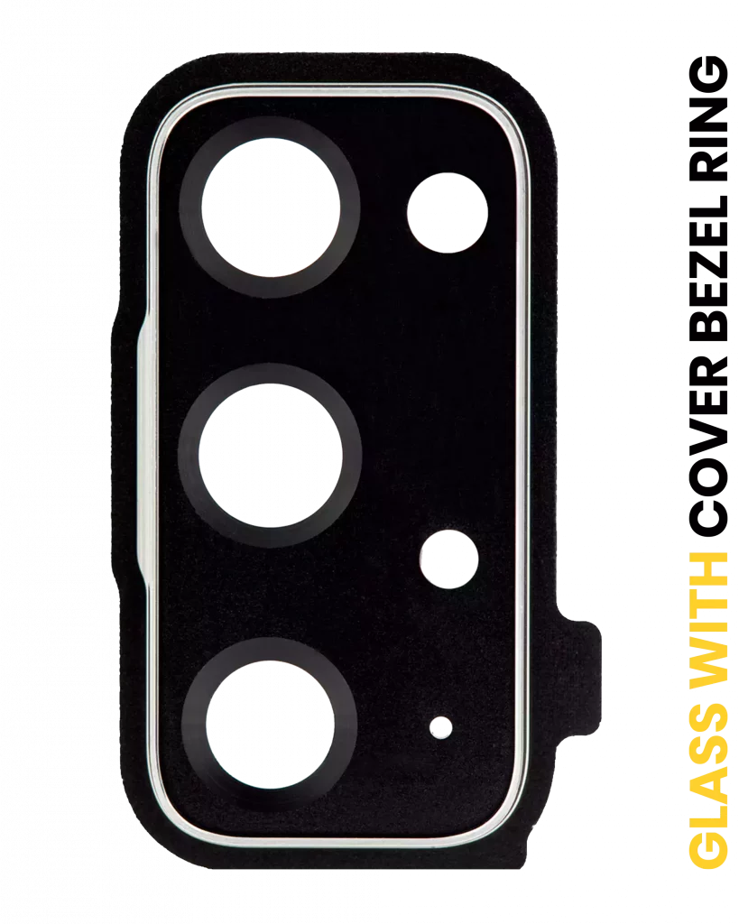 Back Camera Lens With Cover Bezel Ring For Samsung Galaxy S20 FE 4G / 5G (Cosmic Black)