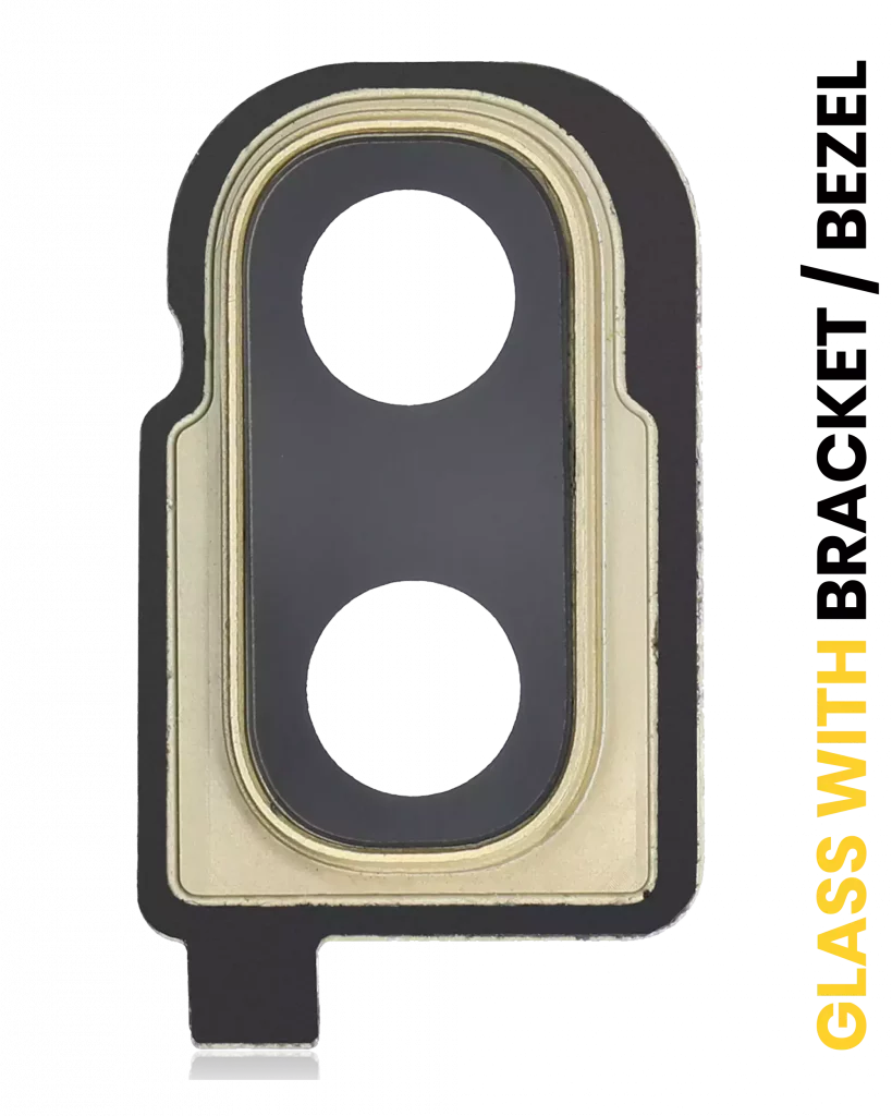 Back Camera Lens With Bracket / Bezel For Samsung Galaxy Z Flip 4G (F700) / Z Flip 5G (F707) (Mirror Gold）