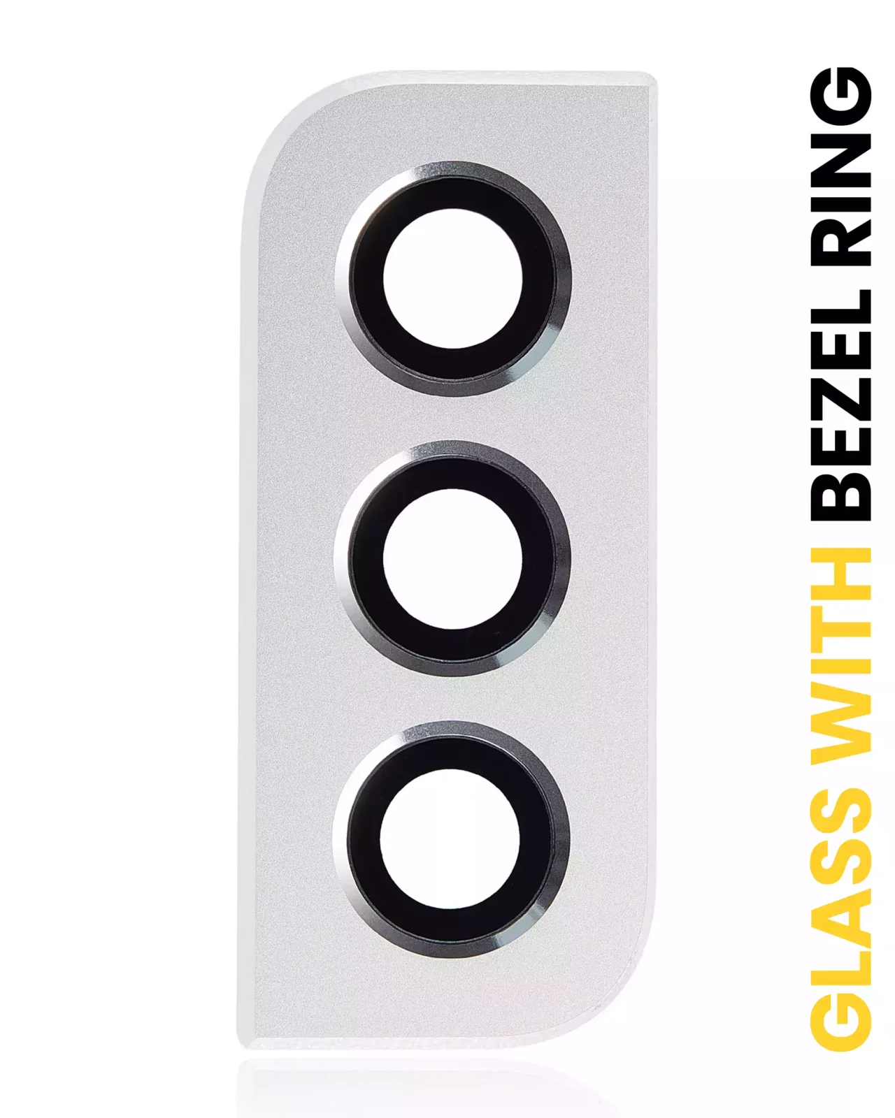 Back Camera Lens With Bezel Ring For Samsung Galaxy S22 / S22 Plus (White)