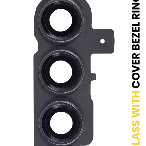 Back Camera Lens With Cover Bezel Ring For Samsung Galaxy S23 5G / S23 Plus 5G (Phantom Black)