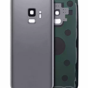 Back Cover Glass With Camera Lens For Samsung Galaxy S9 (Service Pack) (Titanium Gray)