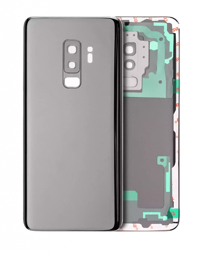Back Cover Glass With Camera Lens For Samsung Galaxy S9 Plus (Service Pack) (Titanium Gray)