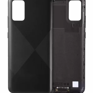 Back Cover Glass For Samsung Galaxy A02S (A025 / 2020) (Service Pack) (Black)