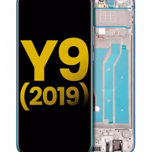 LCD Assembly With Frame For Huawei Y9 (2019) (Refurbished) (Aurora Purple)
