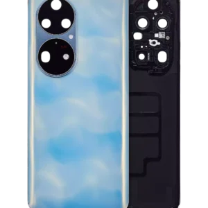 Back cover Glass With Camera Lens For Huawei P50 Pro (Blue)
