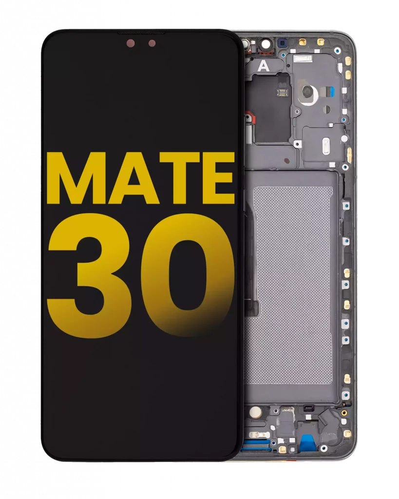 LCD Assembly With Frame For Huawei Mate 30 (Refurbished) (Black)