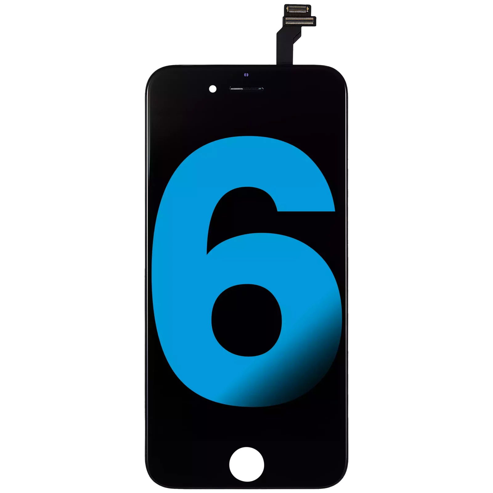 LCD Assembly For iPhone 6 (Aftermarket: AQ7) (Black)